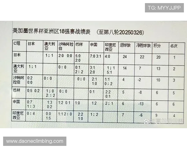 2026美加墨世界杯亚洲区积分榜最新排名，深度解析晋级形势与比赛策略